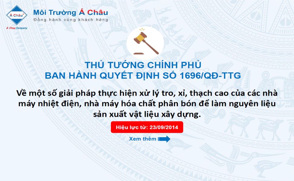 quyết định 1696/qđ-ttg