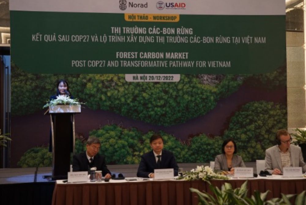 Hội thảo Thị trường carbon rừng Kết quả sau COP27 và lộ trình xây dựng thị trường carbon rừng tại Việt Nam