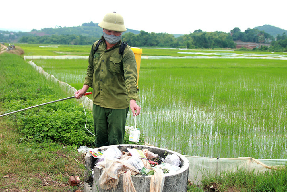 Nghệ An: Cần 51.330 bể chứa bao bì, vỏ chai thuốc bảo vệ thực vật!