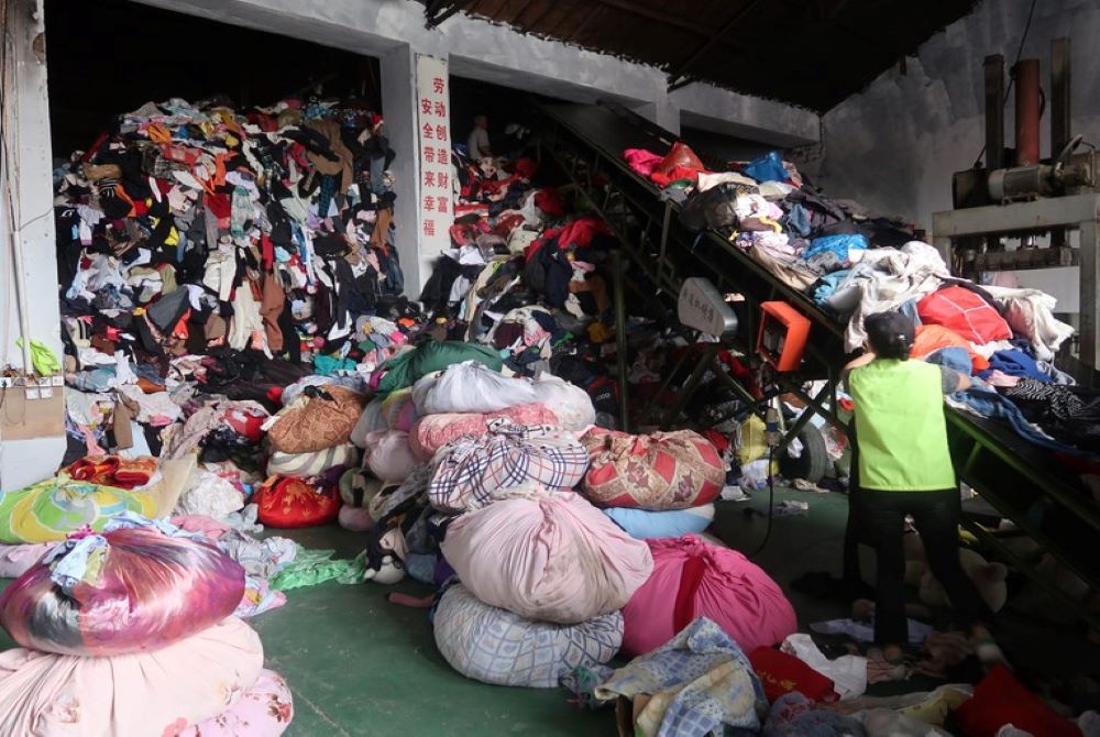 Trung Quốc sẽ tái chế 25% chất thải may mặc vào năm 2025