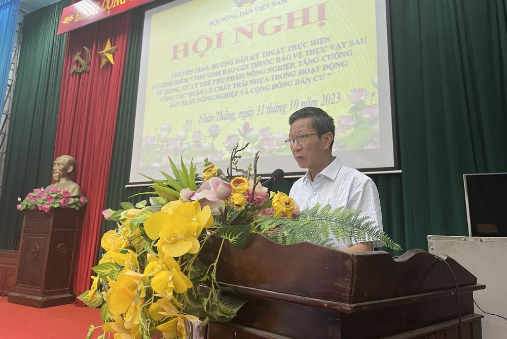 Bắc Ninh: Xây dựng mô hình điểm “Thu gom bao gói thuốc bảo vệ thực vật sau sử dụng, xử lý phế phụ phẩm nông nghiệp”