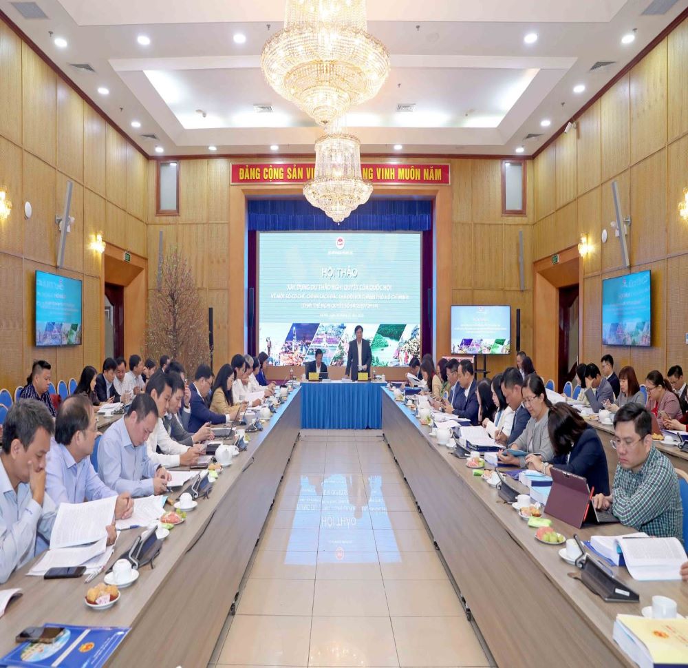 Hội thảo xây dựng dự thảo Nghị quyết của Quốc hội về một số cơ chế, chính sách đặc thù đối với thành phố Hồ Chí Minh