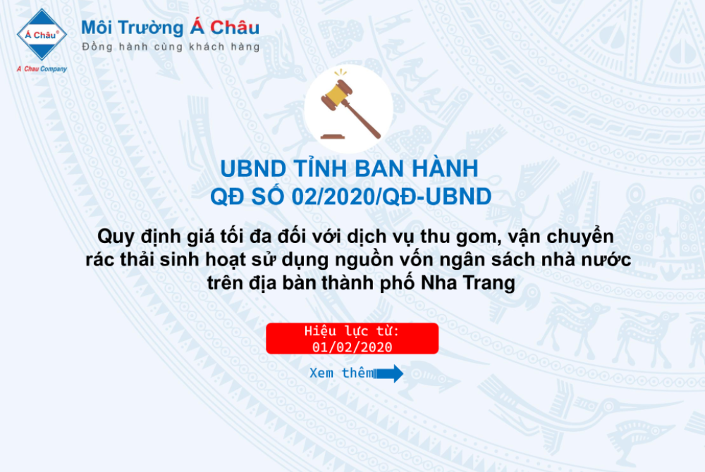 Giá dịch vụ thu gom và vận chuyển rác thải sinh hoạt trên địa bàn Thành Phố Nha Trang!