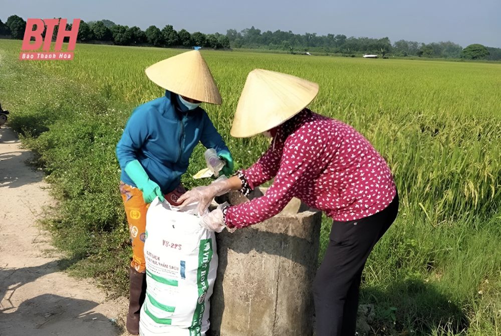 Thanh Hoá: Nỗ lực phủ kín hệ thống bể chứa rác thải thuốc bảo vệ thực vật