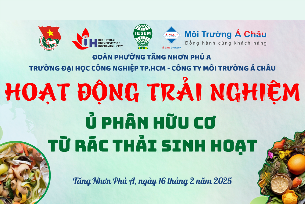 Phường Tăng Nhơn Phú A (TP. Thủ Đức): tổ chức hoạt động trải nghiệm ủ phân hữu cơ từ thực phẩm thừa, rau củ quả, vỏ trái cây, … trong rác sinh hoạt sau phân loại!