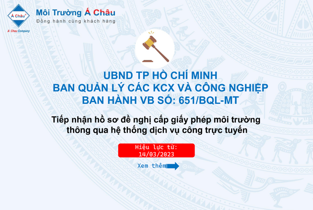 Ban Quản lý các KCX và CN Thành Phố Hồ Chí Minh hướng dẫn các doanh nghiệp nộp hồ sơ GPMT thông qua hệ thống dịch vụ công trực tuyến!