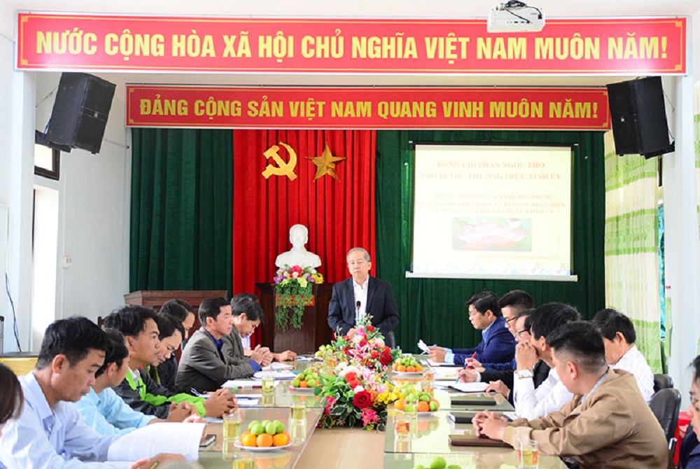 Phấn đấu xây dựng xã Quảng Phước đạt chuẩn nông thôn mới nâng cao trước năm 2026