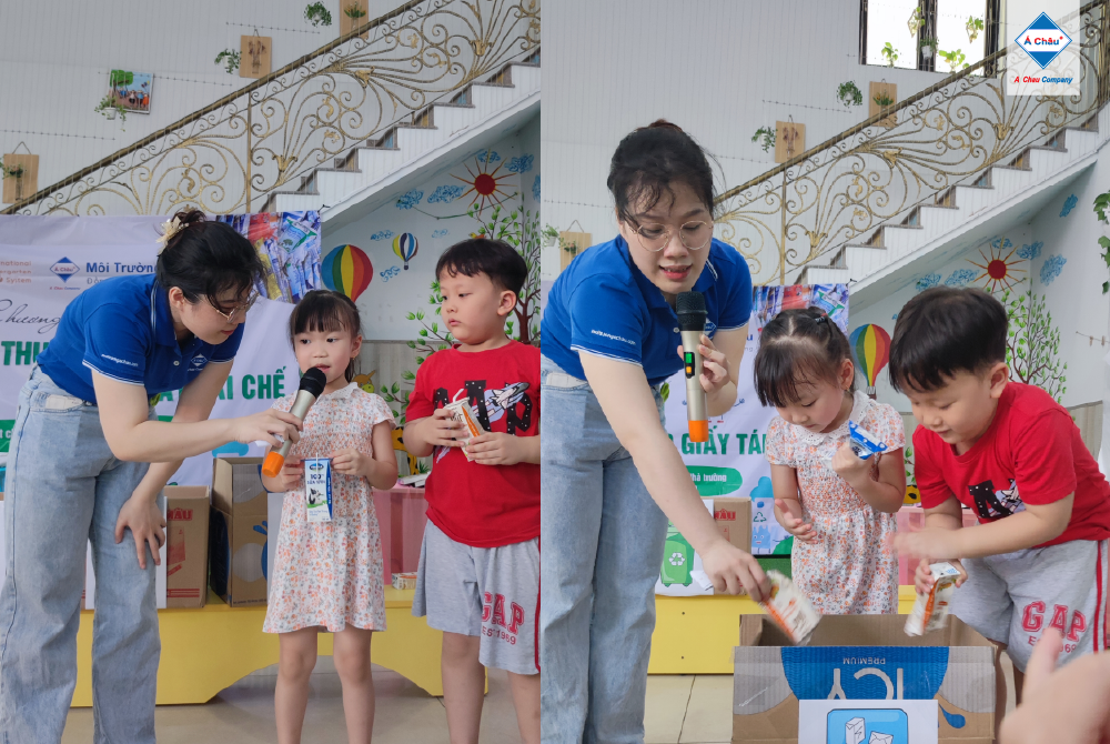 [SIK x A Chau Environment] Accompanying children who love the environment through the collection program for milk carton recycling!