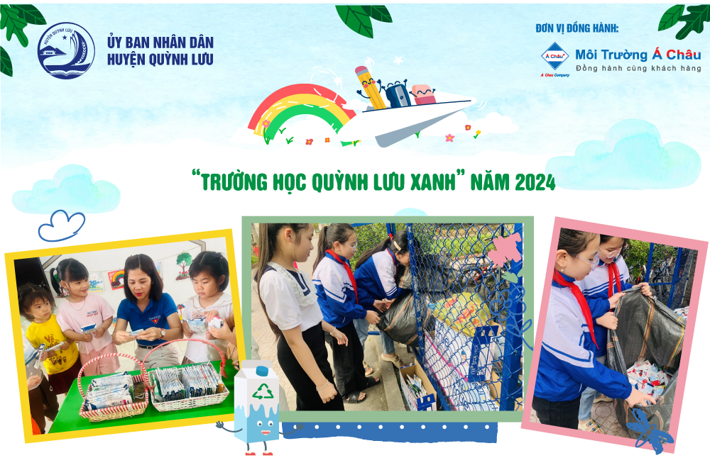 "Quỳnh Lưu xanh 2024": Những mầm non thu gom, tái chế vỏ hộp sữa, bảo vệ môi trường từ học đường!
