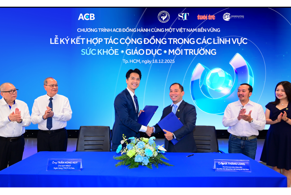 ACB công bố mô hình phát triển bền vững theo hướng tạo giá trị chung cho cộng đồng việt nam