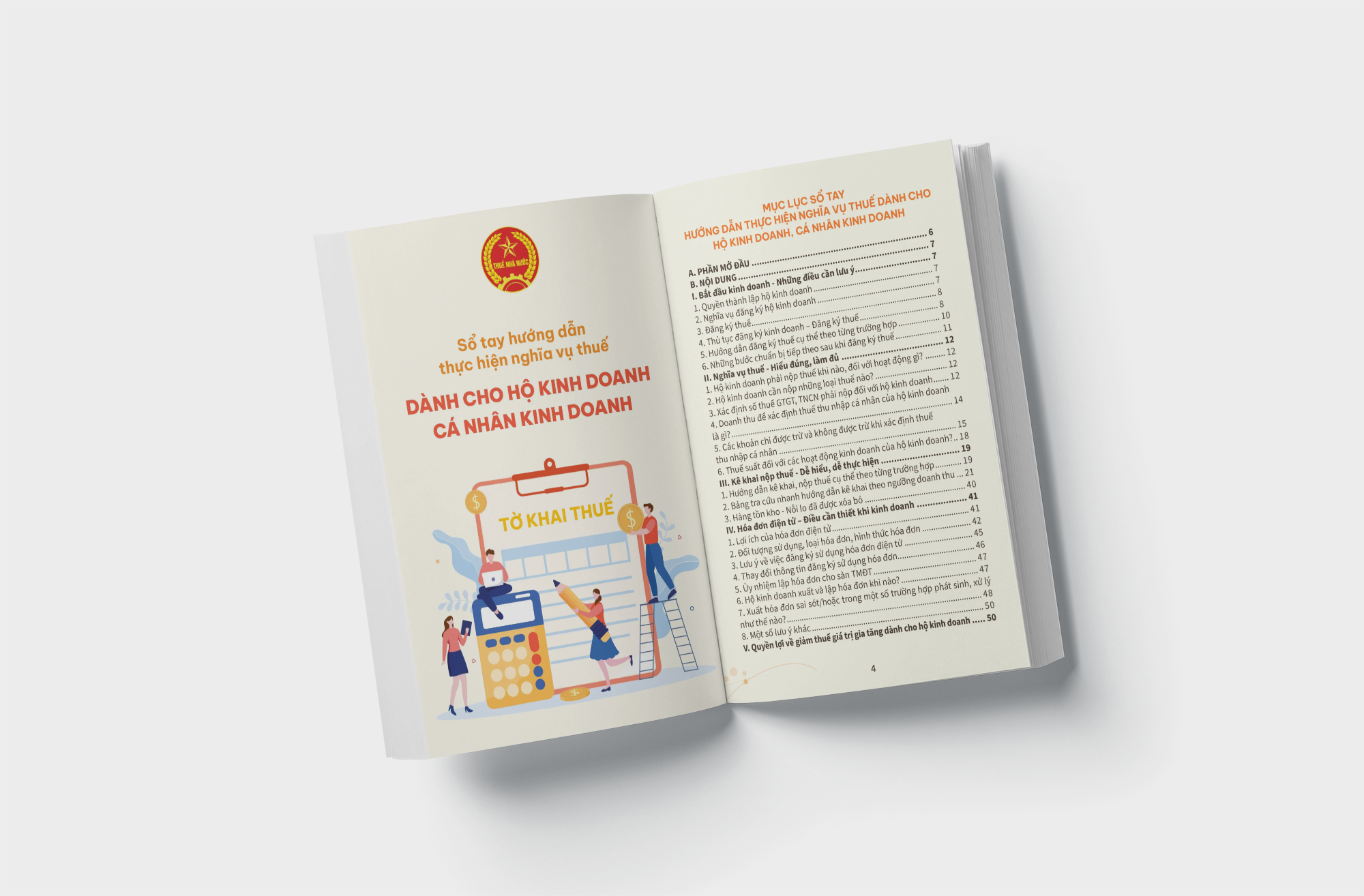 [Sổ tay] Hướng dẫn thực hiện nghĩa vụ thuế dành cho hộ kinh doanh năm 2026