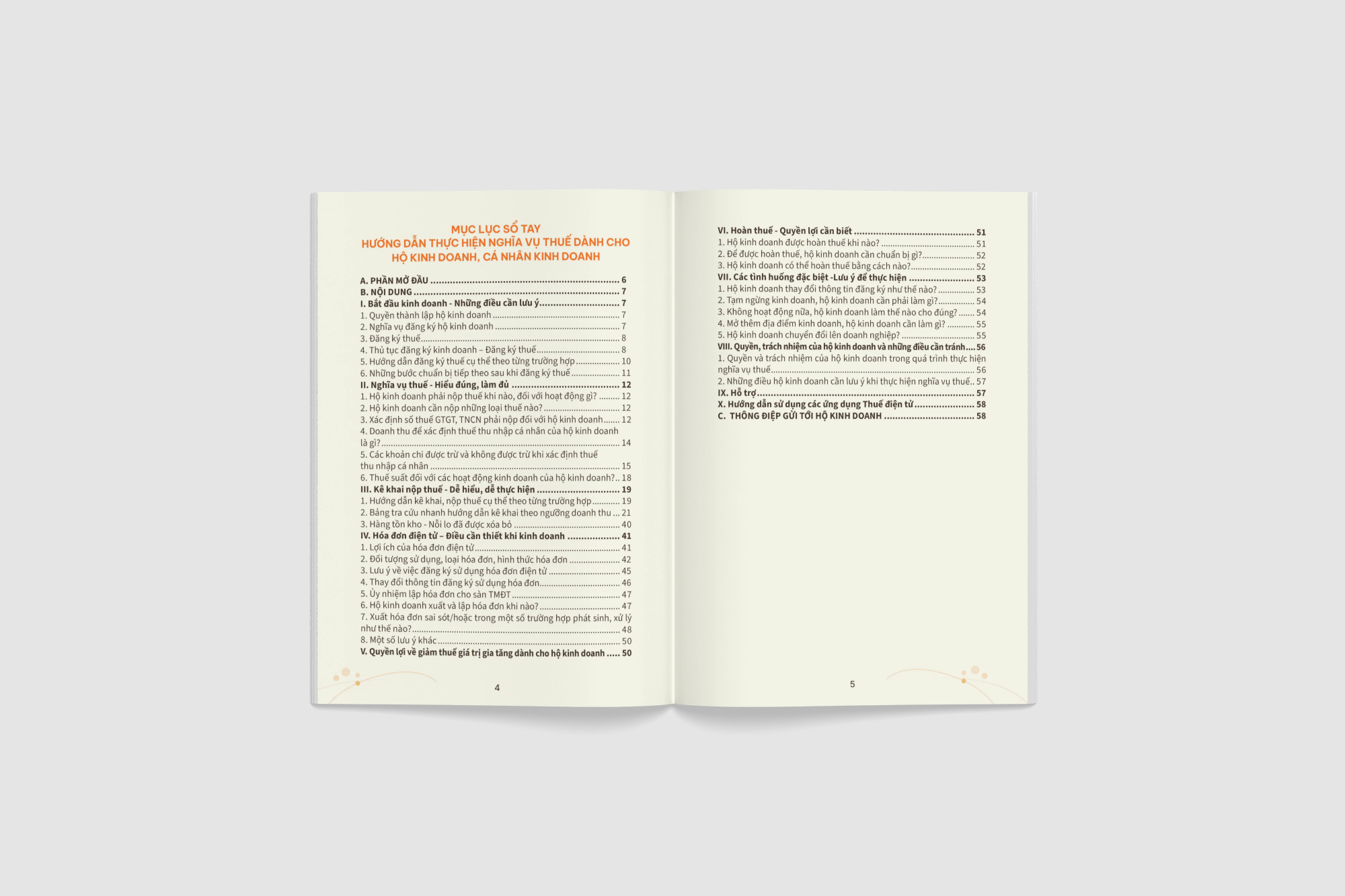 [Sổ tay] Hướng dẫn thực hiện nghĩa vụ thuế dành cho hộ kinh doanh năm 2026