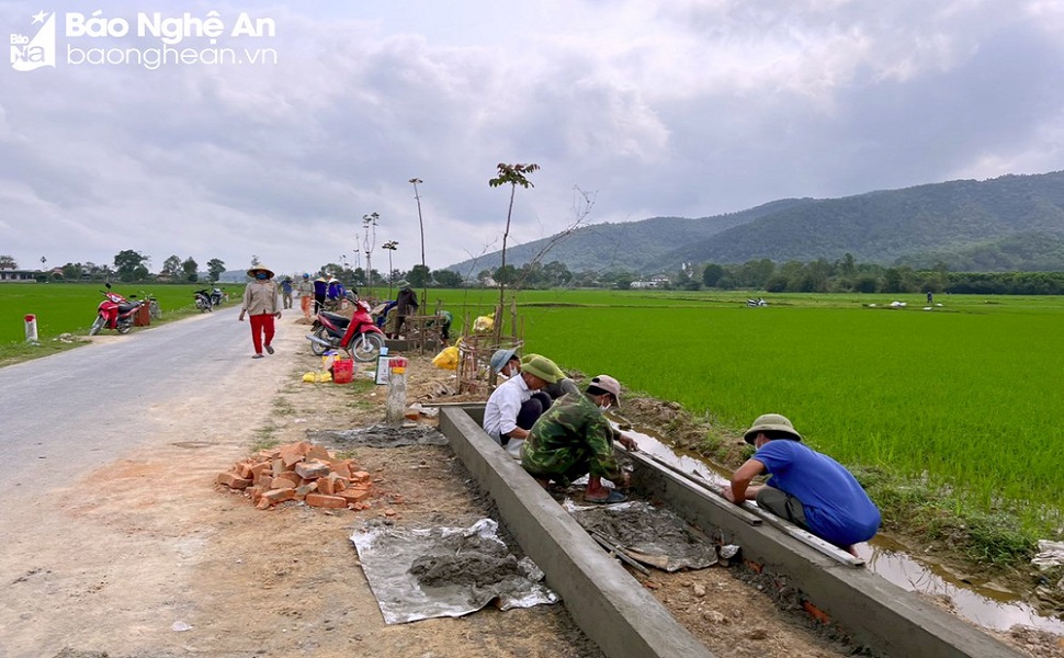 nông thôn mới huyện Hưng Nguyên