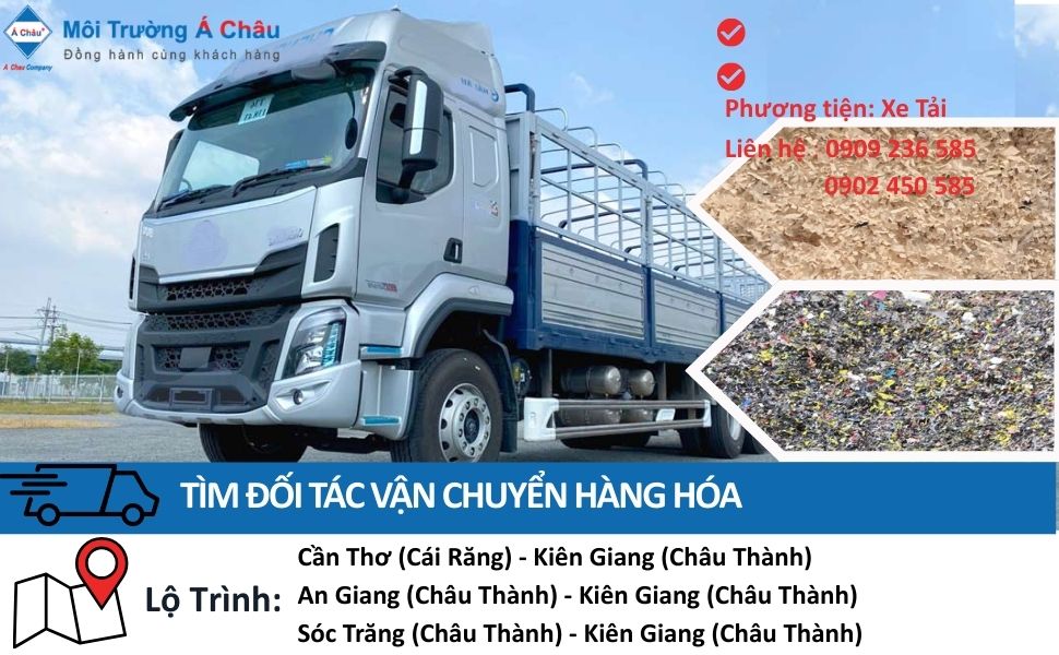 MÔI TRƯỜNG Á CHÂU - TÌM ĐỐI TÁC VẬN CHUYỂN HÀNG HÓA KHU VỰC MIỀN TÂY