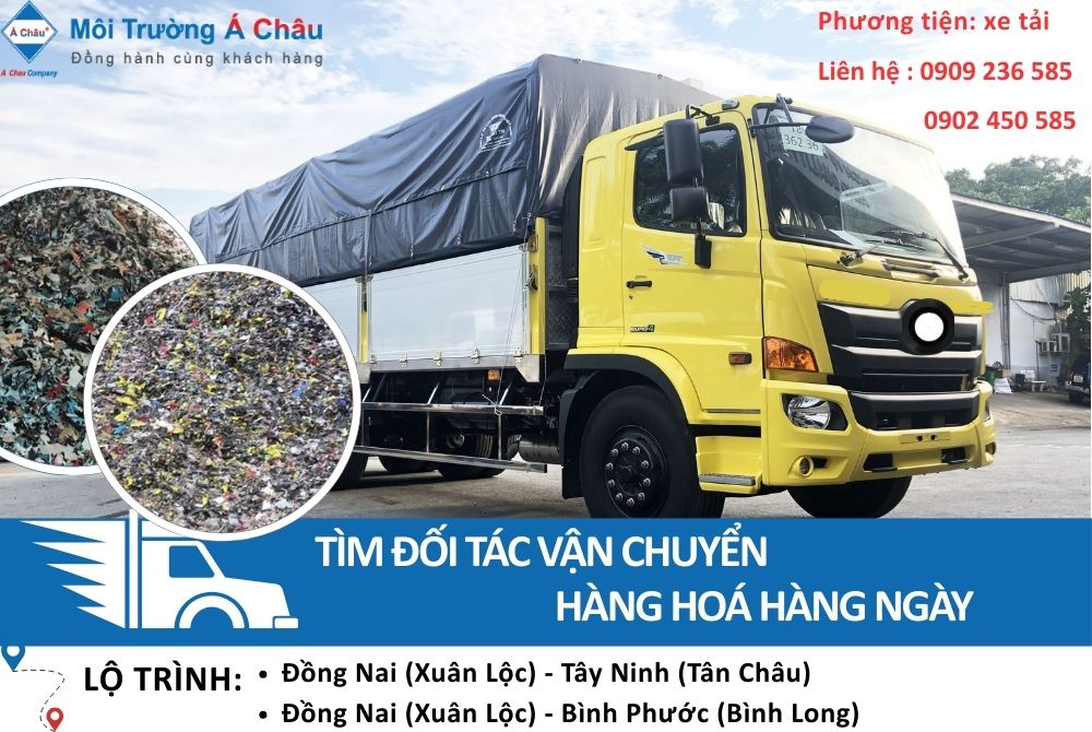 MÔI TRƯỜNG Á CHÂU - TÌM ĐỐI TÁC VẬN CHUYỂN HÀNG HÓA 