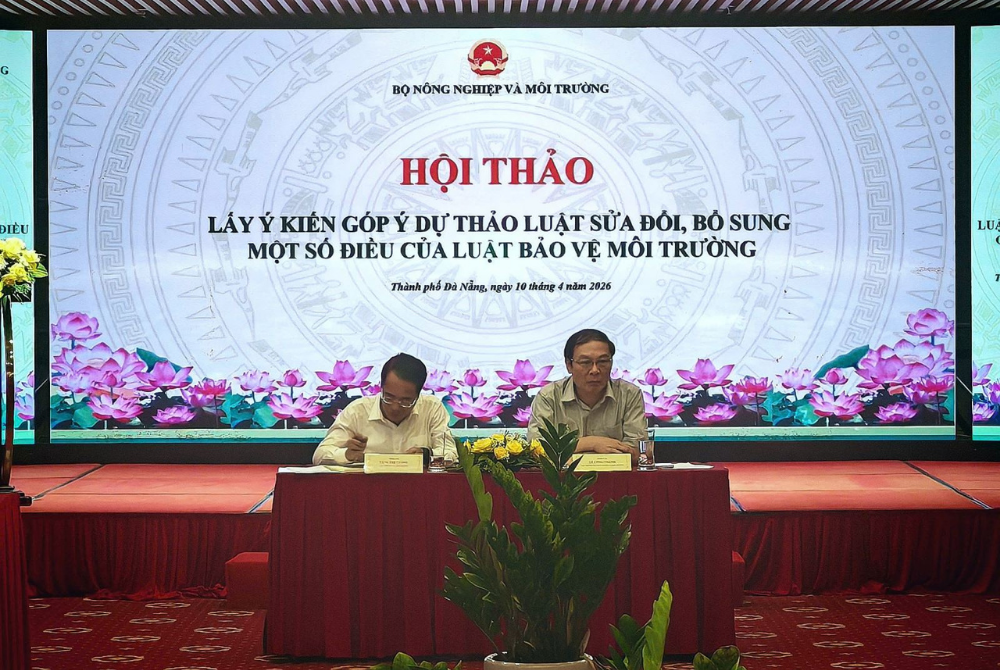 Hội thảo góp ý Dự thảo luật sửa đổi, bổ sung một số điều của Luật Bảo vệ môi trường