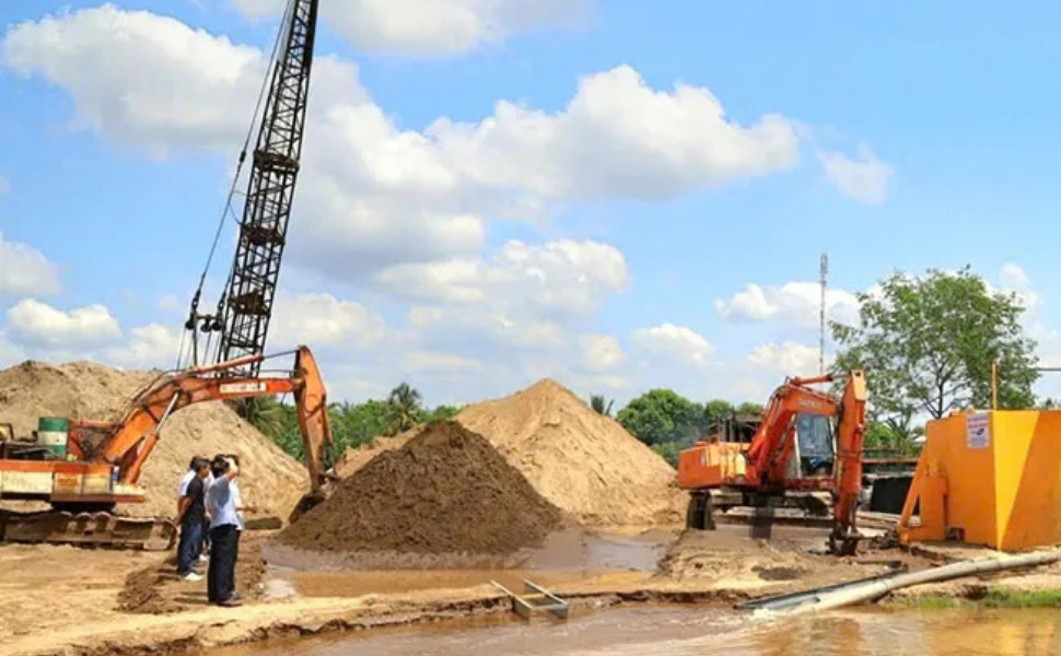Hệ thống tuyển rửa cát biển