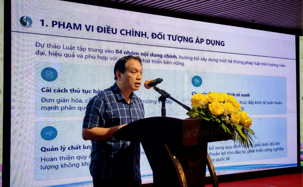 Hội thảo góp ý Dự thảo luật sửa đổi, bổ sung một số điều của Luật Bảo vệ môi trường