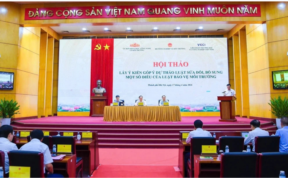 Hội thảo Lấy ý kiến góp ý Dự thảo Luật sửa đổi, bổ sung một số điều của Luật Bảo vệ Môi trường