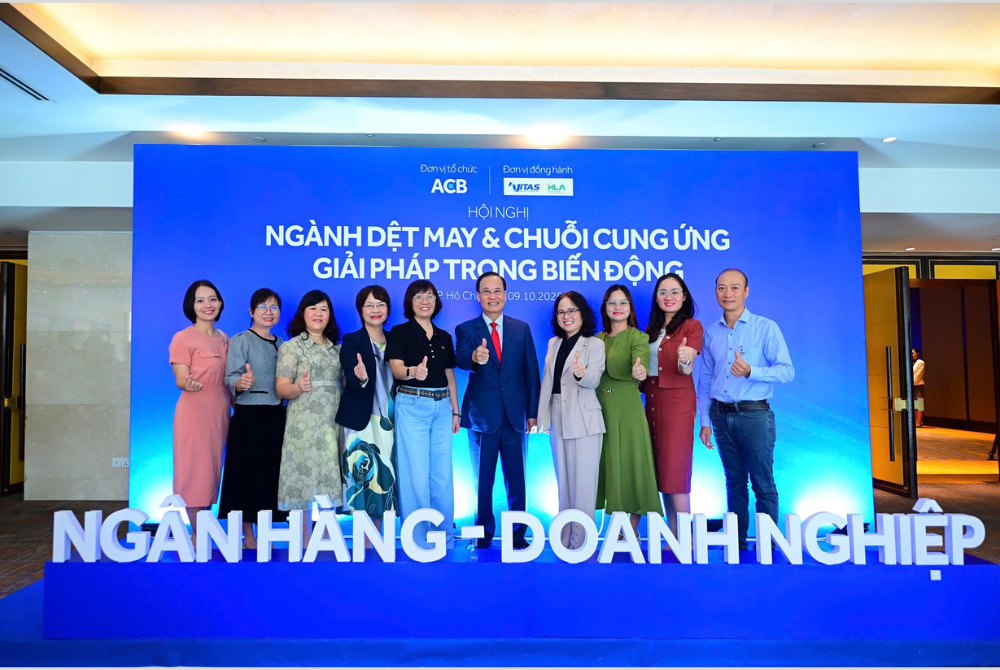 ACB khẳng định cam kết hỗ trợ doanh nghiệp tại “Hội nghị Ngành dệt may và chuỗi cung ứng – Giải pháp trong biến động”