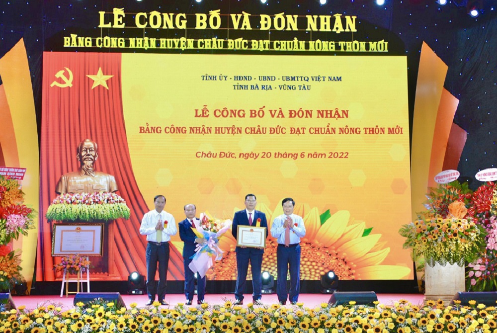 Kết quả thực hiện bộ tiêu chí xã nông thôn mới trên địa bàn tỉnh Bà Rịa - Vũng Tàu