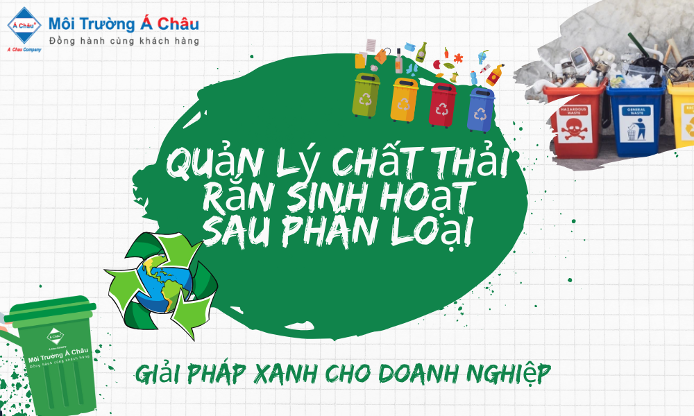 Quản lý chất thải rắn sinh hoạt sau phân loại - Giải pháp xanh cho doanh nghiệp 