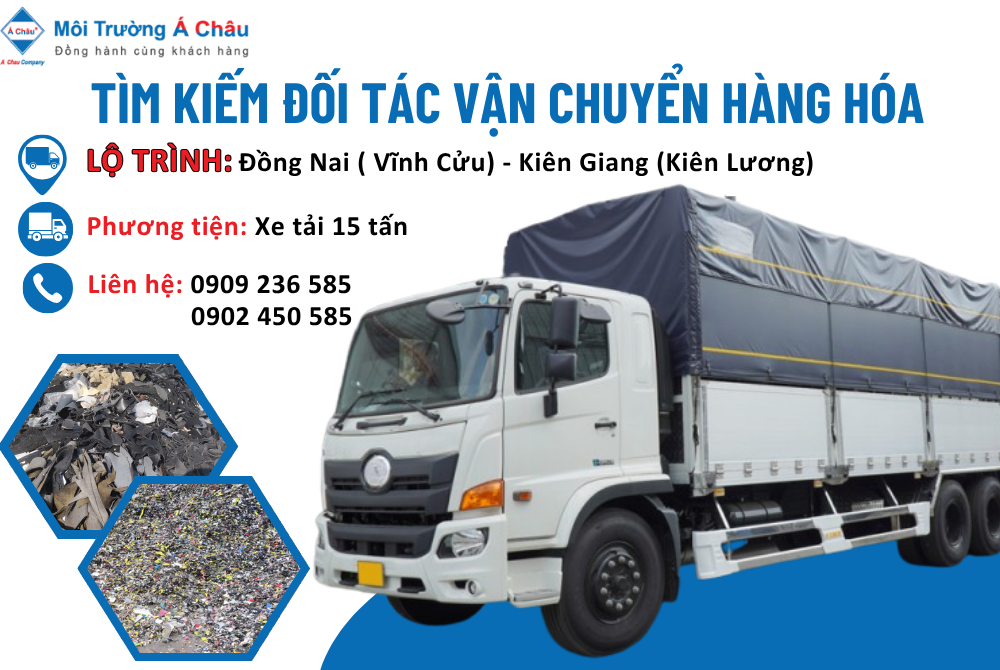 MÔI TRƯỜNG Á CHÂU - TÌM ĐỐI TÁC VẬN CHUYỂN HÀNG HÓA 