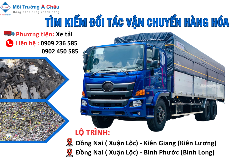 MÔI TRƯỜNG Á CHÂU - TÌM ĐỐI TÁC VẬN CHUYỂN HÀNG HÓA 