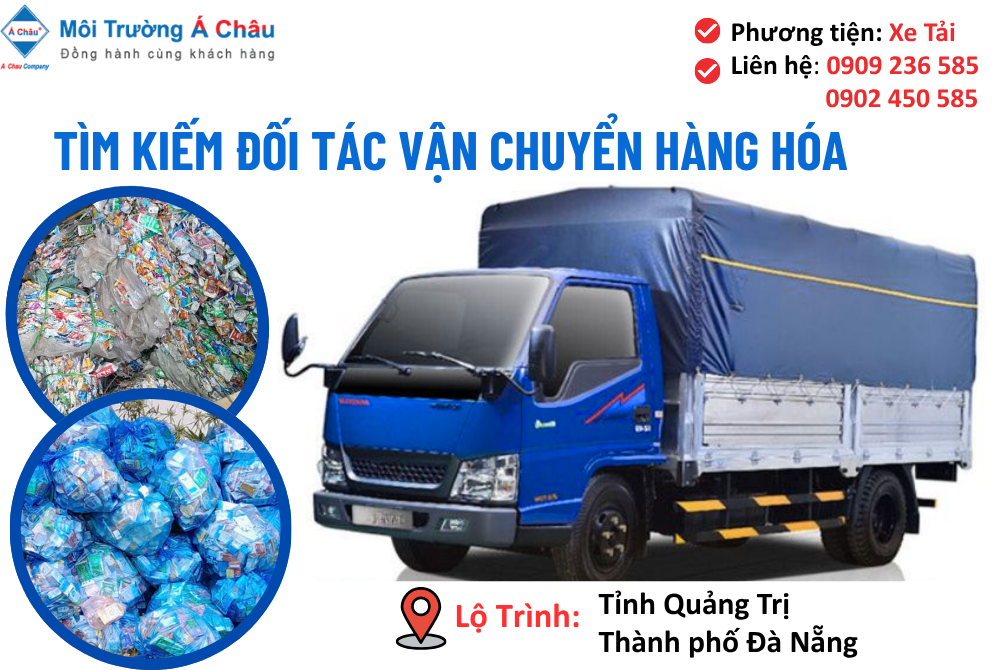 MÔI TRƯỜNG Á CHÂU - TÌM ĐỐI TÁC VẬN CHUYỂN HÀNG HÓA 