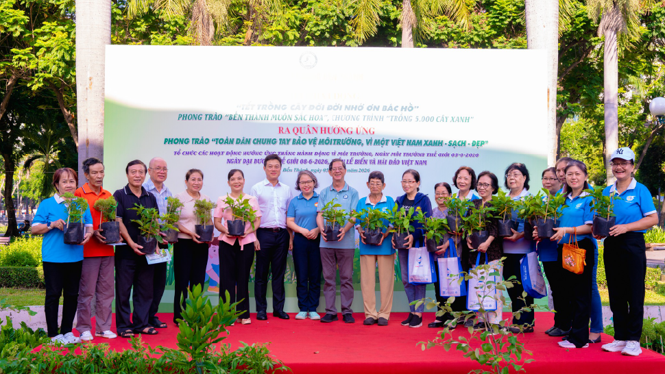 Phường Bến Thành: tổ chức Lễ phát động Tết trồng cây 