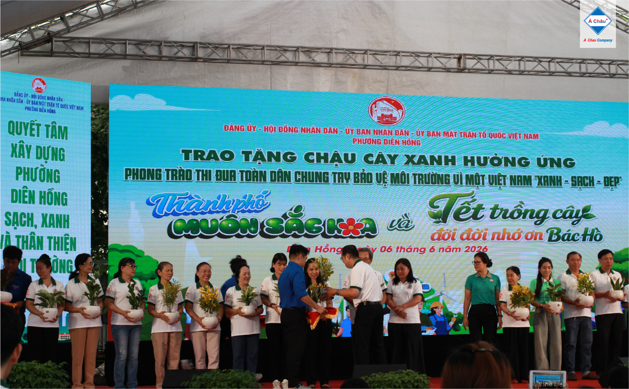 Phường Diên hồng ngày hội môi trường