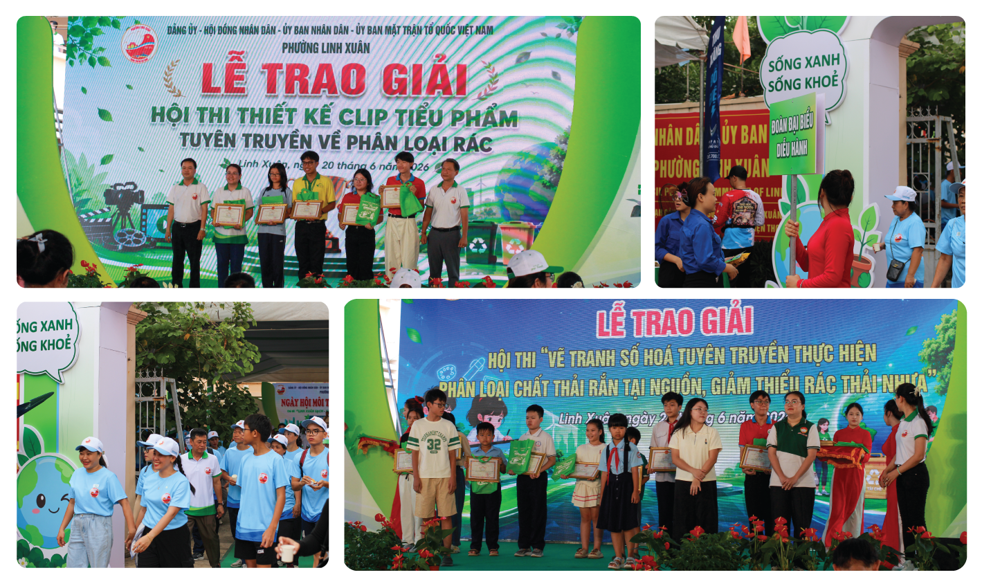 Phường Linh Xuân tổ chức Ngày hội Môi trường với chủ đề "Linh Xuân Sạch - Xanh - Thân Thiện Môi Trường"