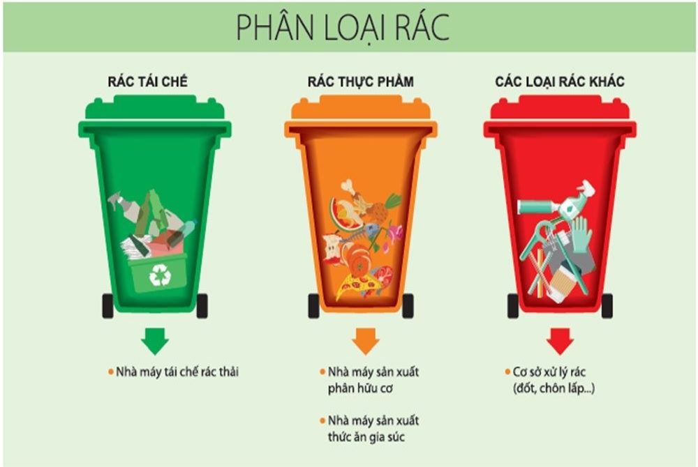 Hướng dẫn phân loại rác và chế tài nhằm thúc đẩy phân loại rác tại nguồn!