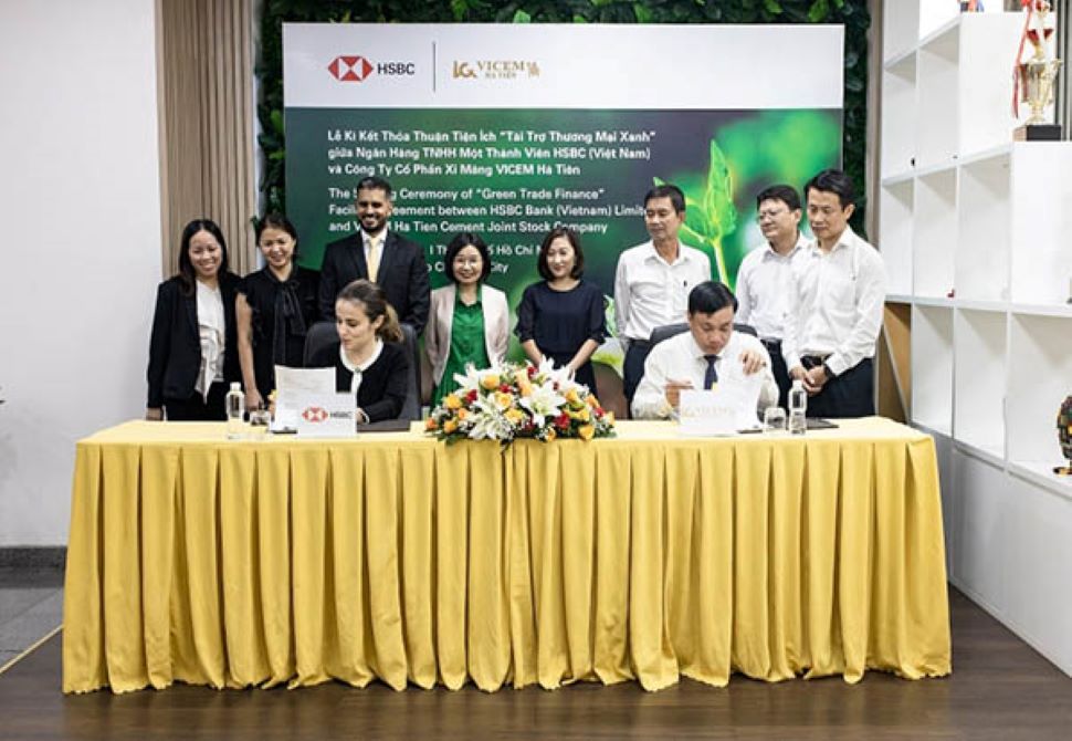 HSBC Việt Nam hỗ trợ Vicem Hà Tiên thực hiện chuyển đổi sản xuất xanh -  sử dụng nguồn nguyên nhiên liệu thân thiện với môi trường!