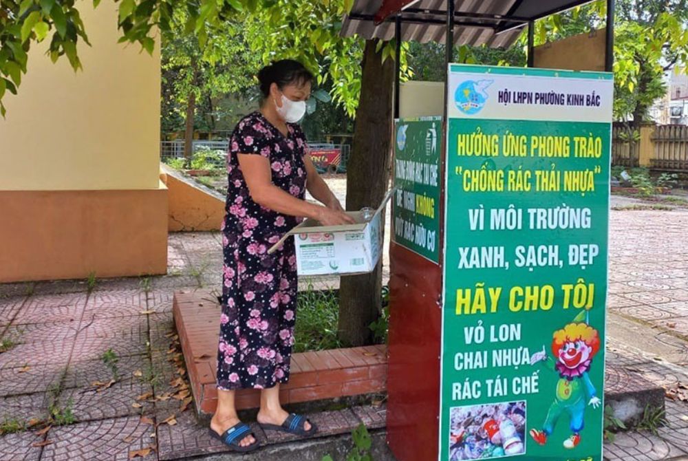 Hội Liên Hiệp Phụ Nữ thành phố Bắc Ninh triển khai nhiều mô hình bảo vệ môi trường nhằm chống rác thải nhựa