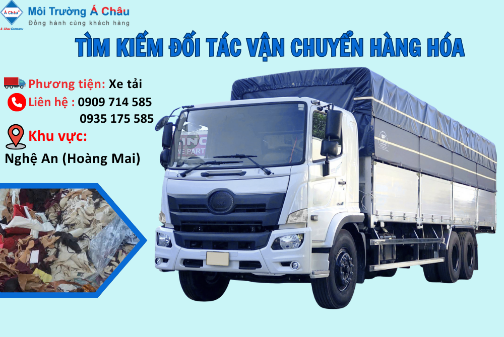 MÔI TRƯỜNG Á CHÂU - TÌM ĐỐI TÁC VẬN CHUYỂN HÀNG HÓA 