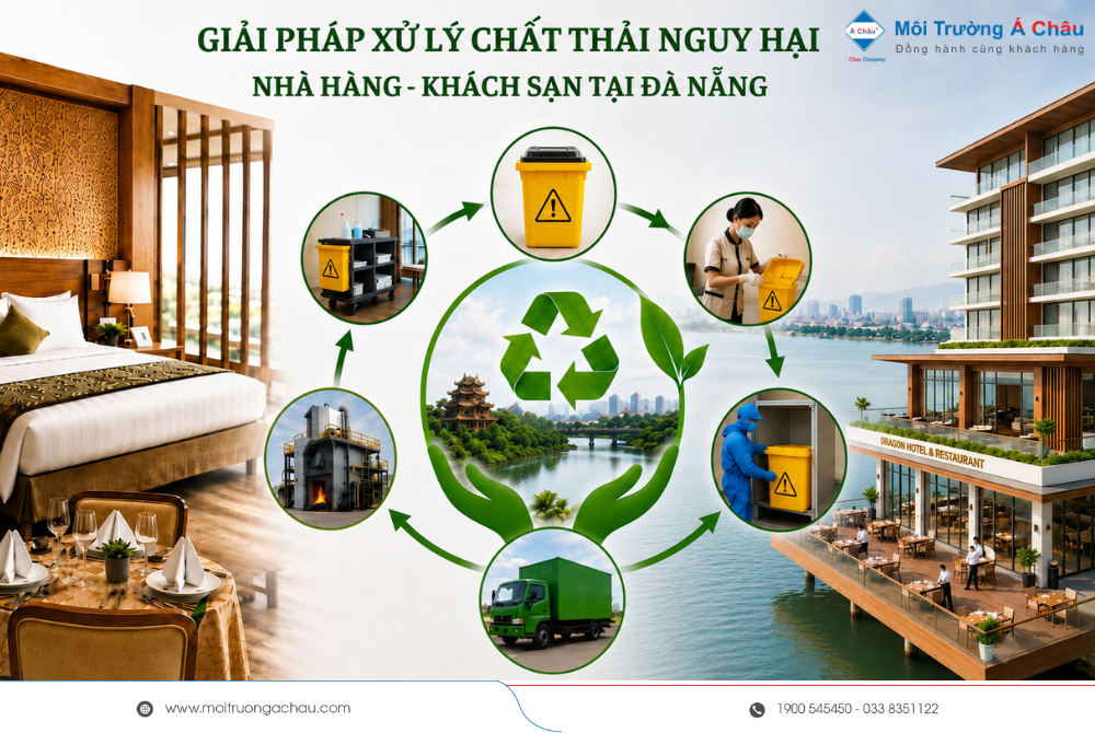 Giải pháp xử lý chất thải nguy hại cho nhà hàng, khách sạn tại Đà Nẵng 