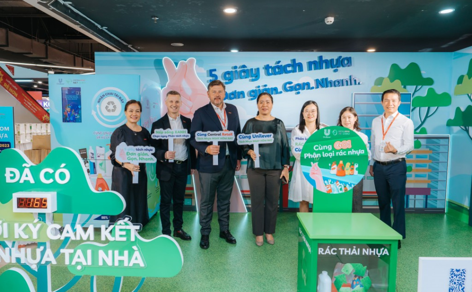 Unilever Việt Nam và Central Retail Việt Nam phát động hợp tác phân loại rác tại nguồn