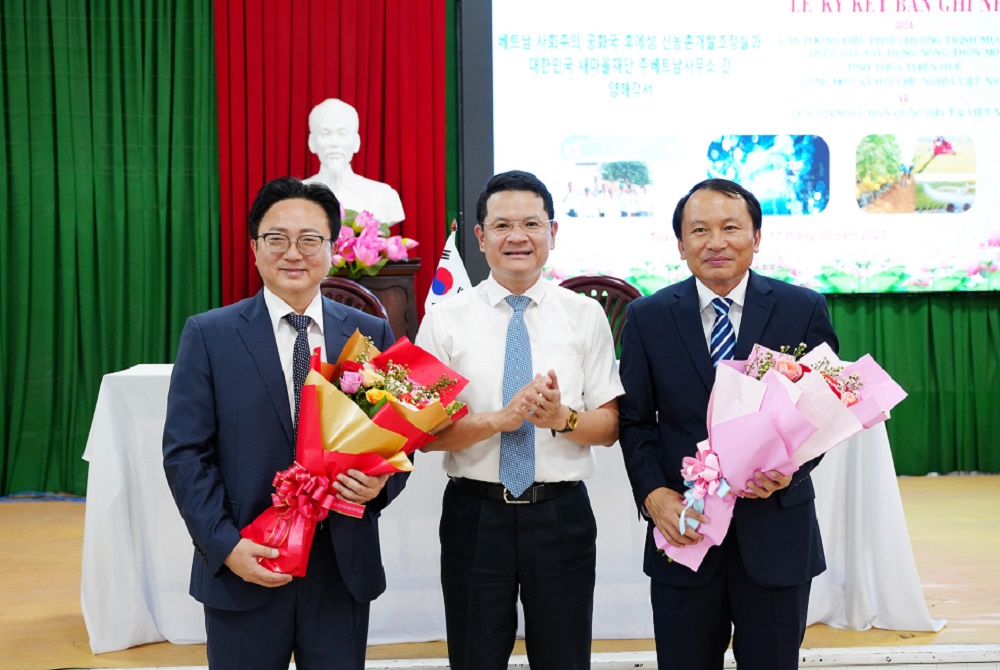 Quỹ Saemaul Hàn Quốc hỗ trợ xây dựng nông thôn mới tại Thừa Thiên Huế