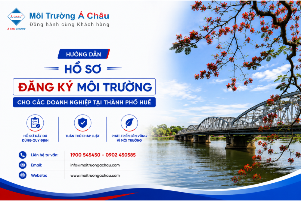Hướng dẫn thủ tục hồ sơ Đăng ký môi trường cho các doanh nghiệp tại thành phố Huế