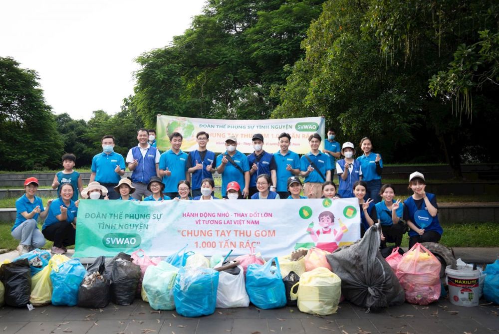 1.000 tấn rác là con số mục tiêu của nhóm “Save Viet Nam - We are one” đang nỗ lực đạt được trên hành trình làm sạch môi trường, vì một “Việt Nam xanh”.