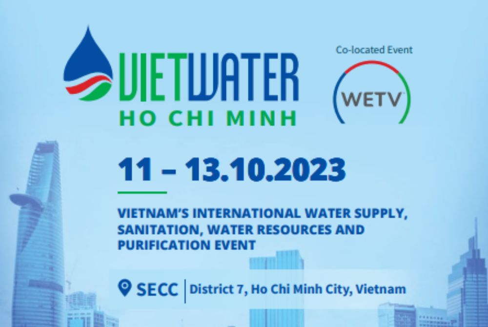Vietwater 2023 - Triển lãm và Hội thảo quốc tế lần thứ 14 về ngành cấp thoát nước, công nghệ lọc nước và xử lý nước thải tại việt nam