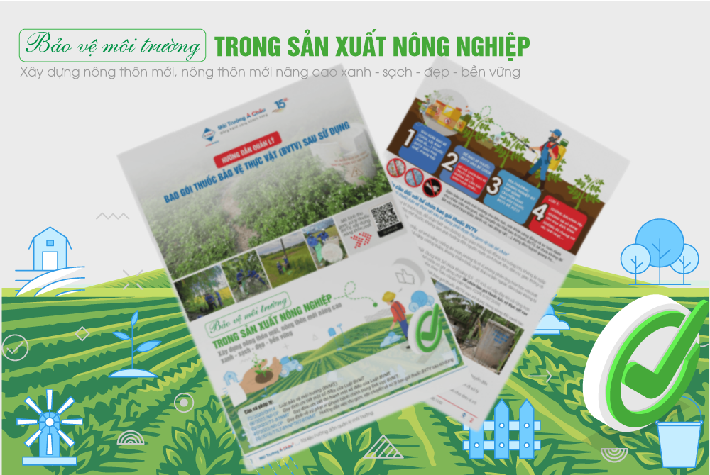 Infographic | Tài liệu Hướng dẫn thu gom, xử lý bao gói thuốc bảo vệ thực vật (BVTV) sau sử dụng