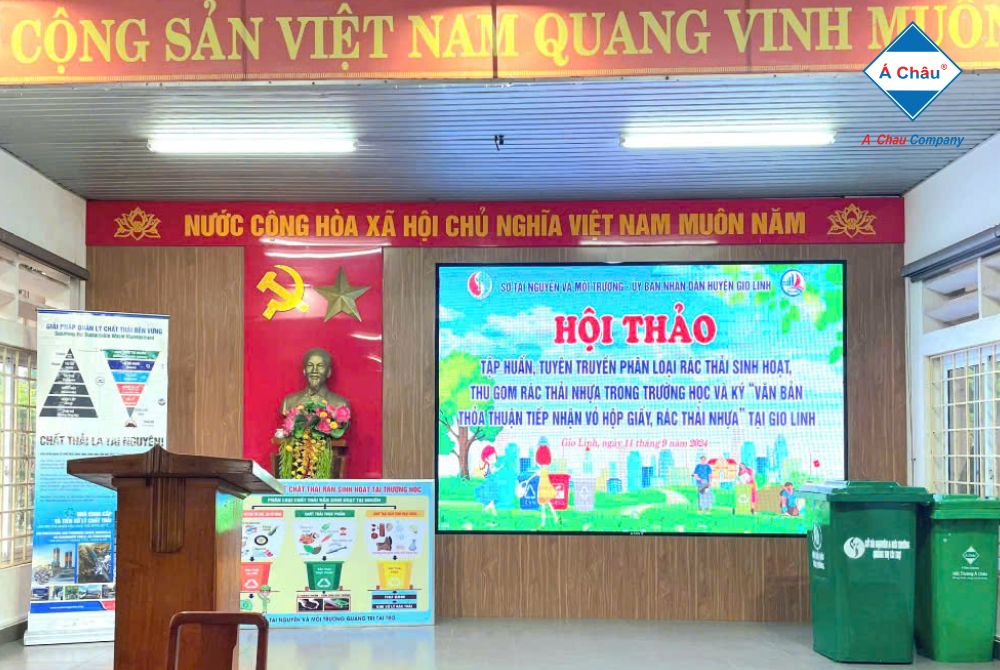 Môi Trường Á Châu hợp tác cung cấp giải pháp thu gom vỏ hộp sữa, chất thải tái chế và các dự án môi trường tại Huyện Gio Linh, Tỉnh Quảng Trị