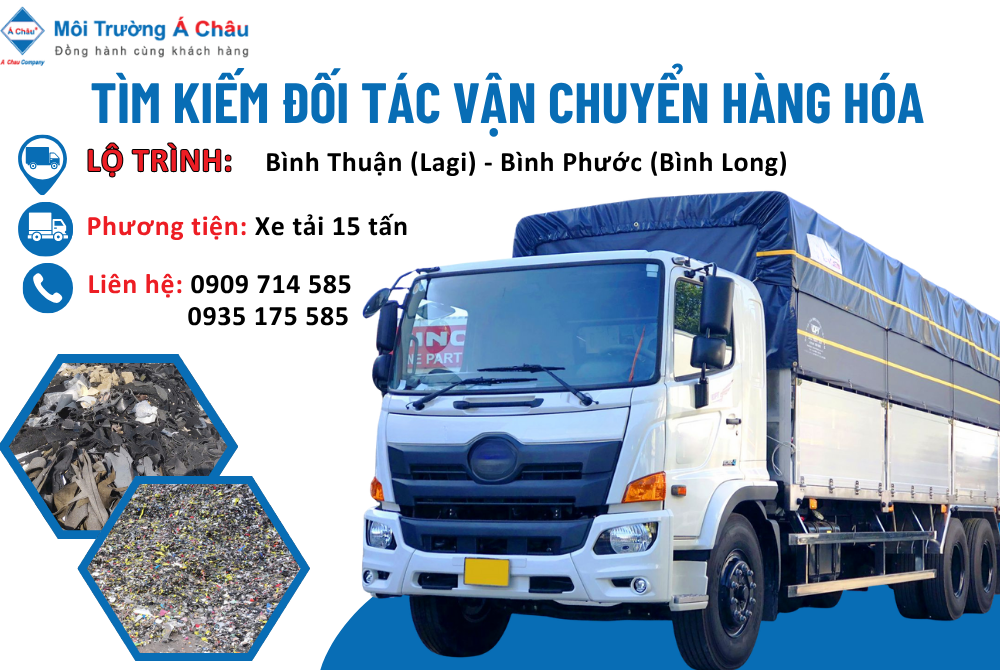 MÔI TRƯỜNG Á CHÂU - TÌM ĐỐI TÁC VẬN CHUYỂN HÀNG HÓA 