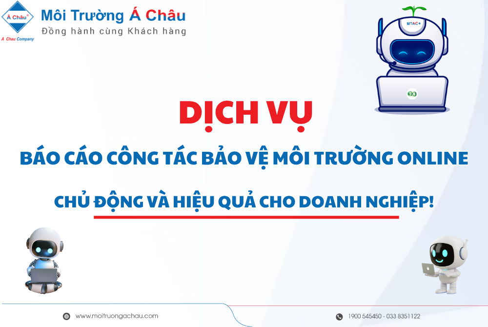 GIẢI PHÁP SỐ GIÚP LẬP BÁO CÁO CÔNG TÁC BẢO VỆ MÔI TRƯỜNG ONLINE CHUẨN THEO QUY ĐỊNH