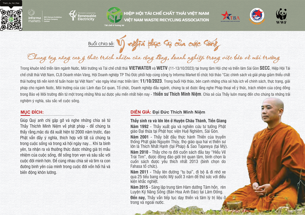Triển lãm và Hội thảo về Tái chế, Xử lý chất thải & Công nghệ môi trường tại Việt Nam 