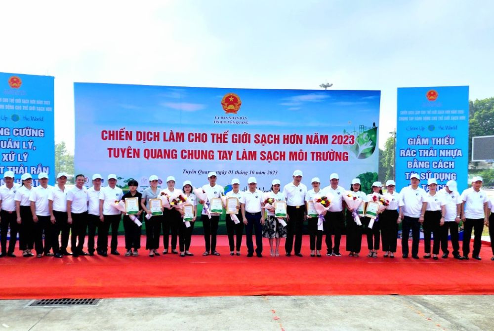Tuyên Quang: Hưởng ứng Chiến dịch làm cho thế giới sạch hơn 2023