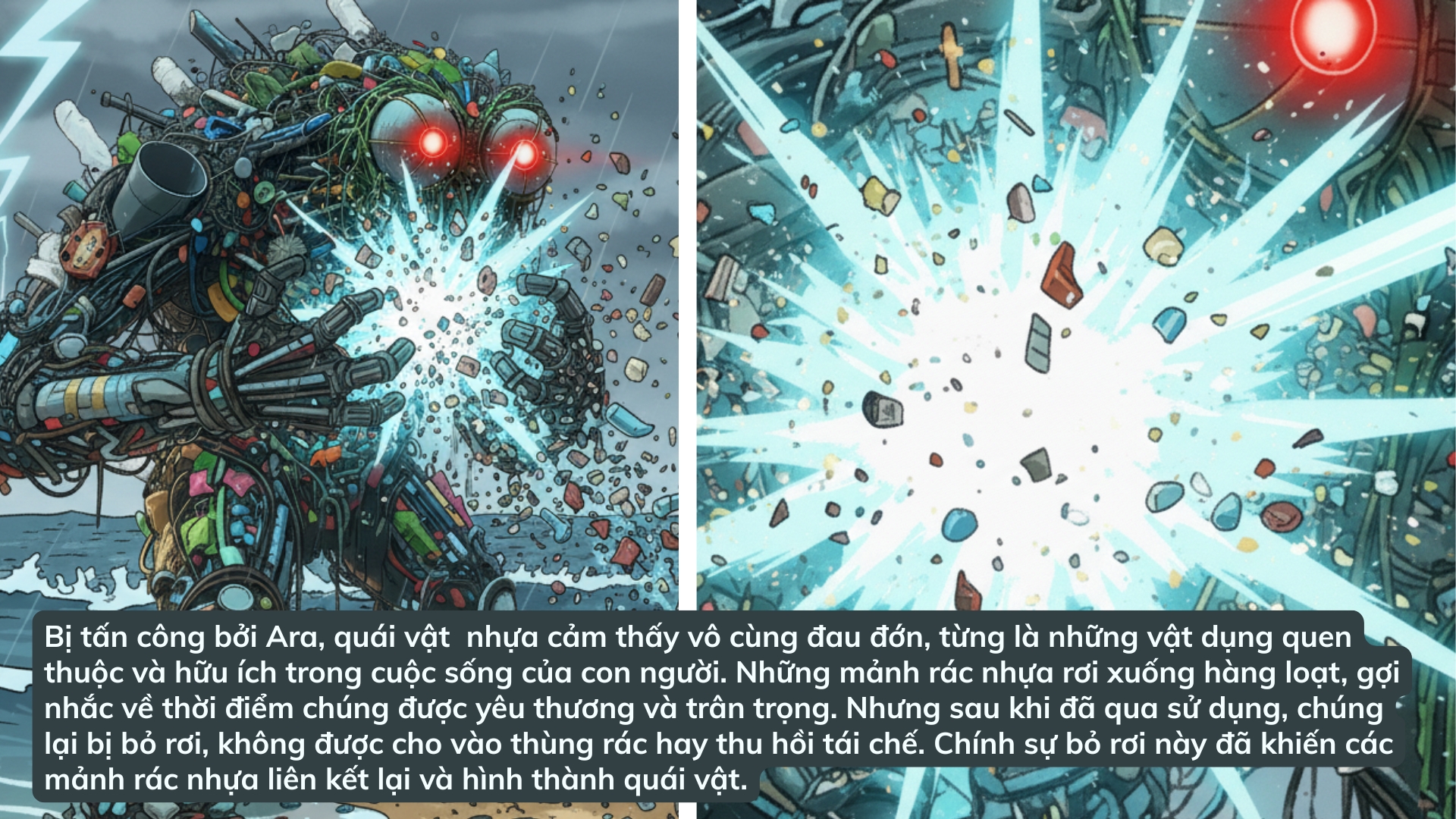 Truyện tranh môi trường - Biệt Đội Xanh