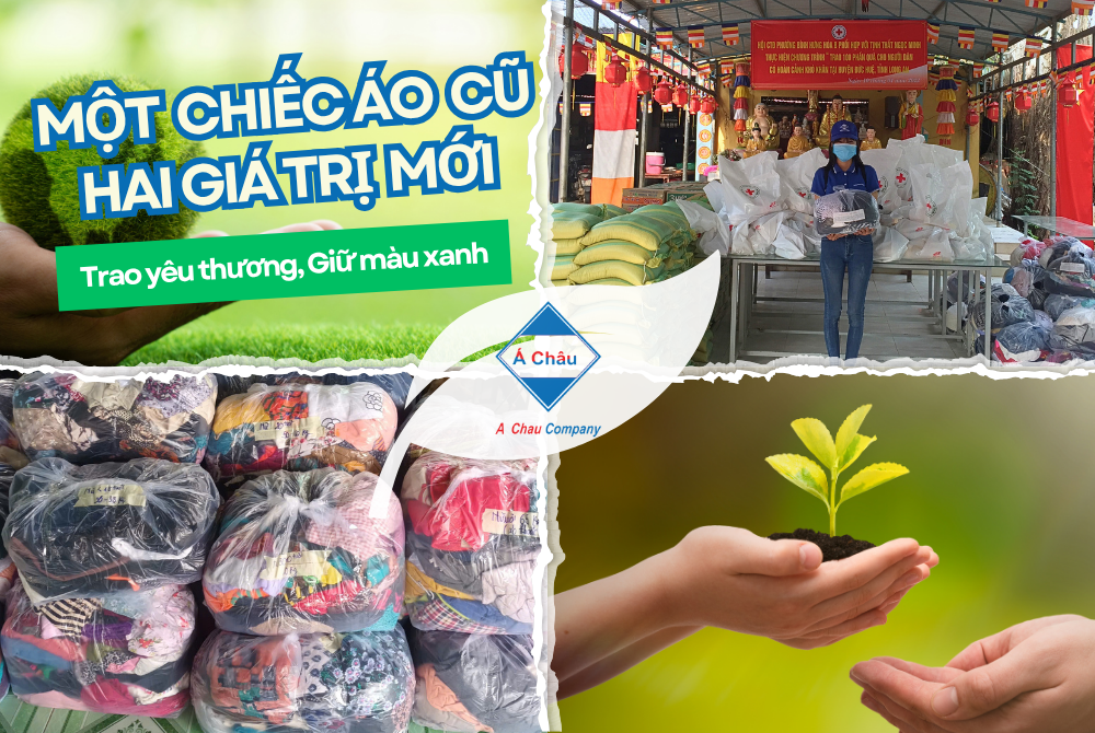 Một chiếc áo cũ – Hai giá trị mới: Trao yêu thương, Giữ màu xanh